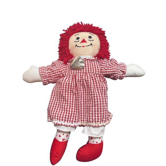 Vintage Johnny Gruelle Raggedy Ann Doll By Applause Special Valentines Day Ed. - Picture 2 of 6